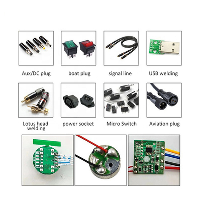 PCB LED Terminal Switch Socket Dip เครื่องบัดกรีกึ่งอัตโนมัติ