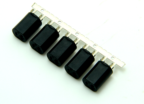 5.5 * 2.5 การปรับกระดุมกับวงแหวนยาง, DC Plug Crimping, สายพับ DC ไม่เชื่อม
