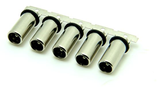 5.5 * 2.5 การปรับกระดุมกับวงแหวนยาง, DC Plug Crimping, สายพับ DC ไม่เชื่อม