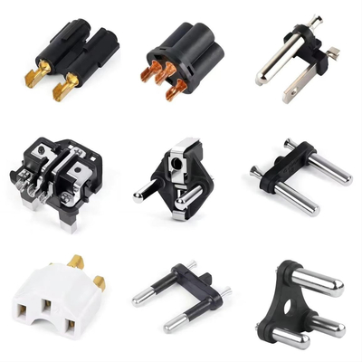 SAA Solid Hollow 3 Pin Power Plug Insert Crimping Machine With Loose Bulk Terminal Vibrating Plate Feeder เครื่องบดเครื่องบดเครื่องบดเครื่องบด