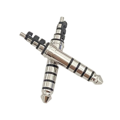 นิเคิล Plated Plug Headphone Plug 4.4 มิลลิเมตร 5 ต้น 33L ผู้ชายสายเสียง