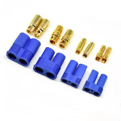24K Gold Plated EC8 Connector with 8mm Diameter and 220A Maximum Current for RC Battery Applications