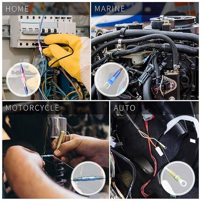 180PCS Nylon Waterproof Electrical Cable Wire Splice Heat Shrink Wire Connector Marine Automotive Heat-Resistant Terminals Set