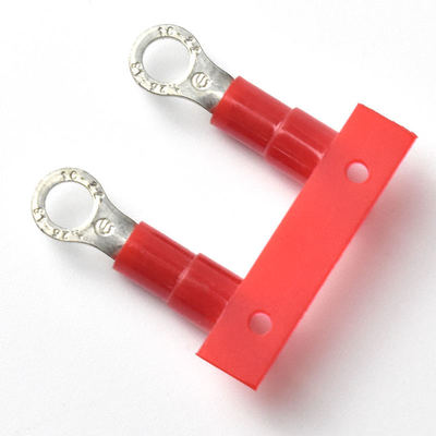 วงกลม Crimp ทอมินัล 5MM 10MM ต่อเนื่อง Pre Insulated แหวน ทอมินัล ทองแดง สายเคเบิล Lug