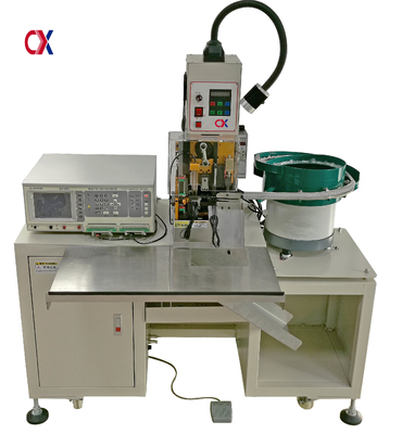 โทรศัพท์โทรศัพท์ Curly Cord Male RJ45 RJ11 Connector Crimping Machine Semi Automatic