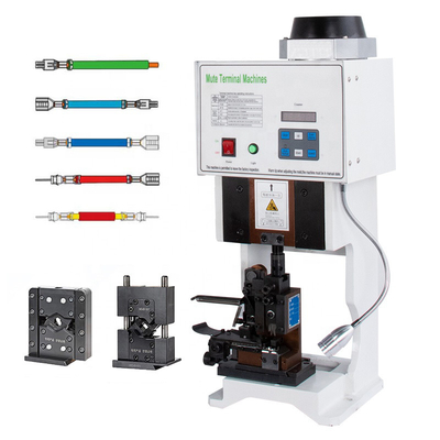 CX 1-8T Semi Auto Mute Terminal Crimping Machine แนวนอน แนวตั้ง