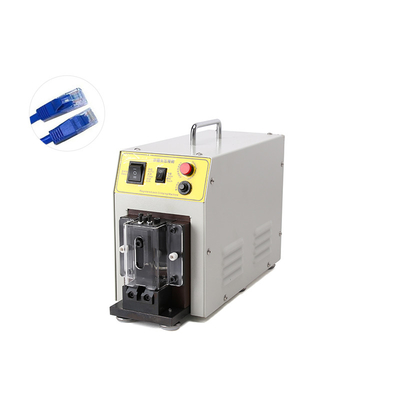 CX-RJ03 Crimping Usage Patch Cord Machine Rj45 สำหรับการประมวลผลสายเคเบิลเครือข่าย