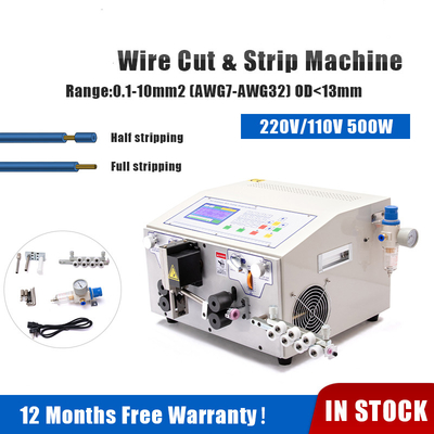 10mm2เครื่องตัดปอกสายไฟแบบกลมCutting Crimping