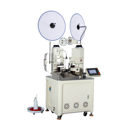 CX-801 เครื่องปอกและปอกสายไฟขั้วสองด้านอัตโนมัติเต็มรูปแบบ