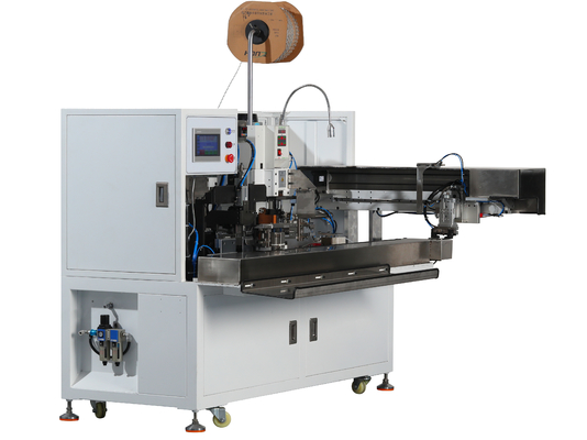 CX-2000C เครื่องทำสายไฟ 3/4 แกนตัดปอกหางปลา