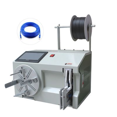 เครื่องพันสายไฟกึ่งอัตโนมัติ 75-140 มม. เครื่องผูกสาย USB