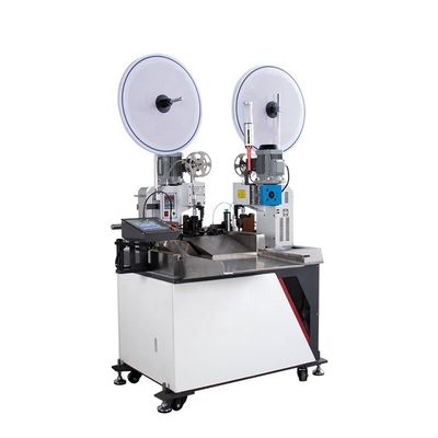CFM Automatic Double End Terminal Crimping Machine 0.5Mpa-0.7Mpa ความดันอากาศ